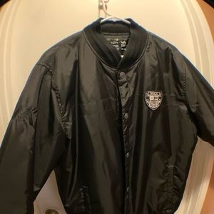 RVCA nylon & polyester bomber jacket